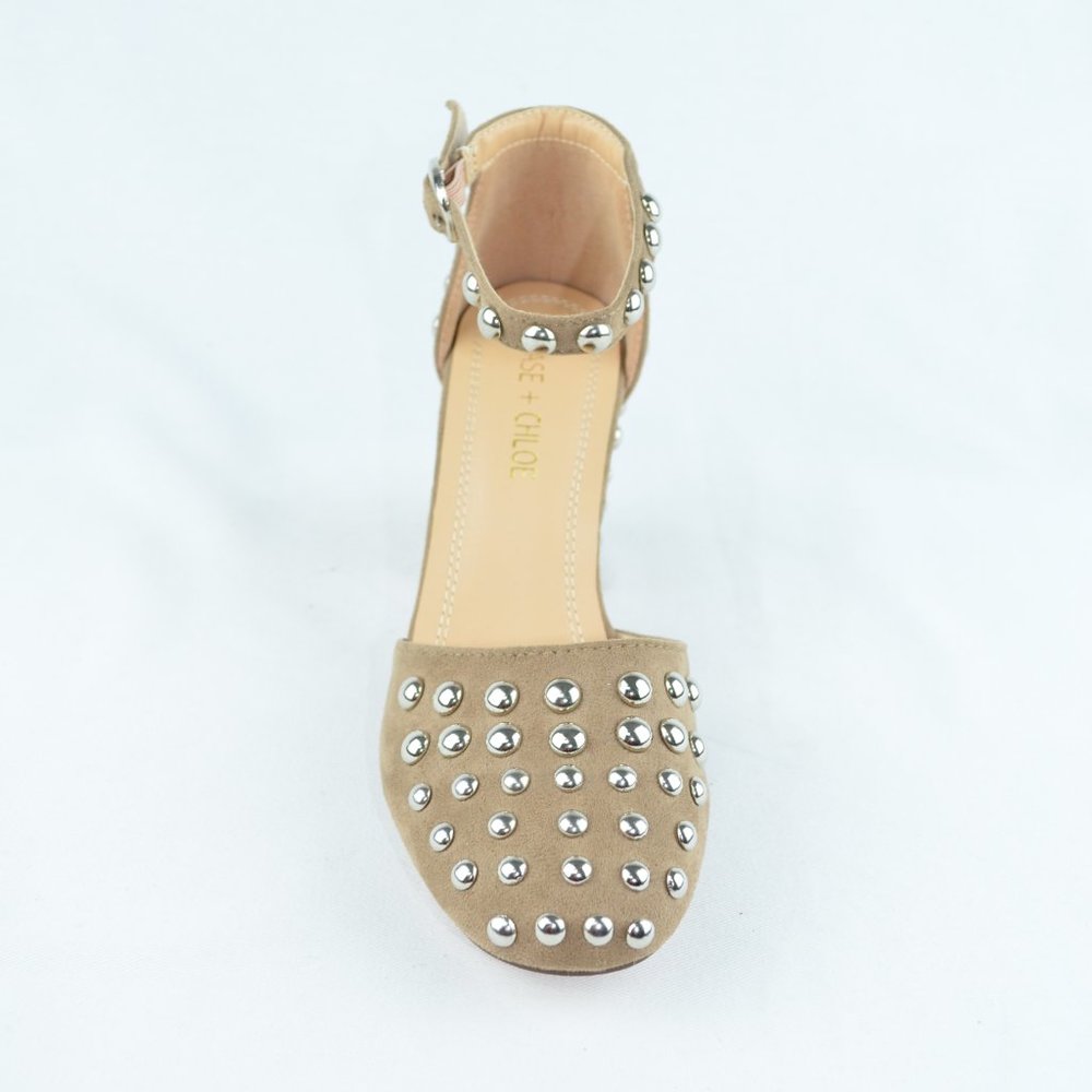 🔥 Chase & Chloe Closed Toe Chunky Block Heels - Picture 4 of 4
